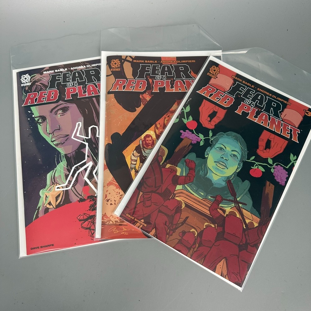 Fear of a Red Planet #1 2 3 AfterShock Comics Mark Sable Andrea Olimpieri Set